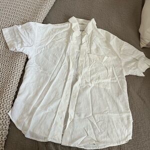 White Linen Shirt